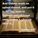 Gideon's Ephod